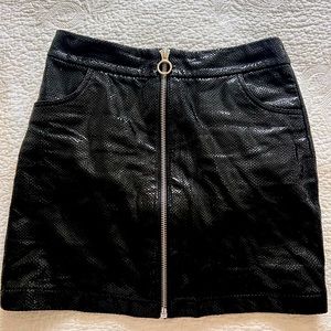 Zoe Karssen Goat leather skirt!